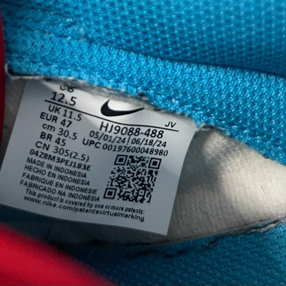 Nike Dunk Low Next Nature N7 Mens Size 12.5 HJ9088-488 Dark Turquoise - Picture 5 of 5